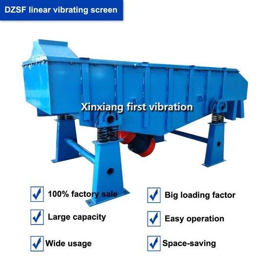 Yz Series Xxnx Linear Vibrate Sieve Large Capacity Linear Vibrating Screen