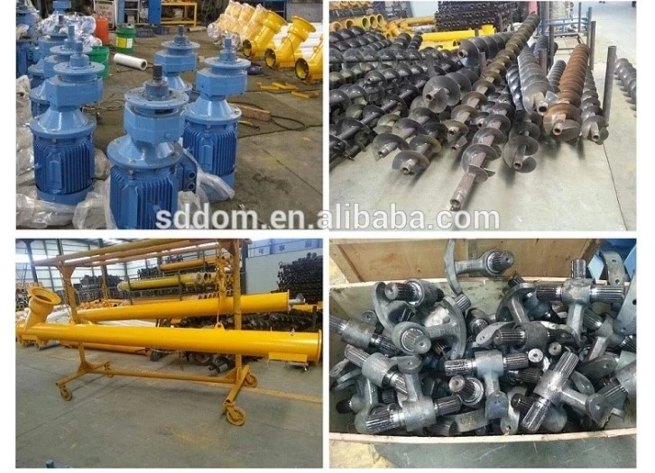 U Tube Trough Incline Stainless Steel Shaft Less Screw Conveyor for Sludge