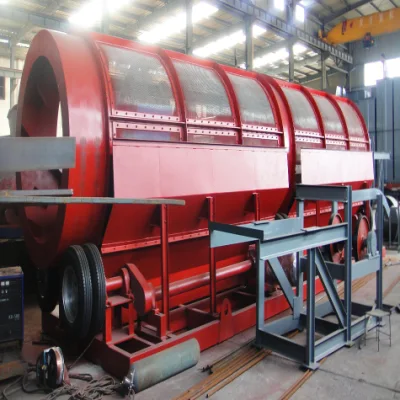 Fabricación de agitador de minas Tamiz vibratorio automático circular Máquina de arena Tambor Trommel Fábrica de tamices