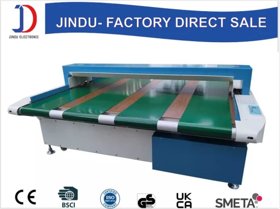 Guante de máquina de Detector de metales de aguja de cinta transportadora automática Industrial de tela de juguete para zapatos de ropa de goma textil directo de fábrica Jindu