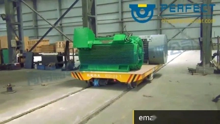 Carro de transferencia de rieles para equipo de manejo de materiales de 50 toneladas