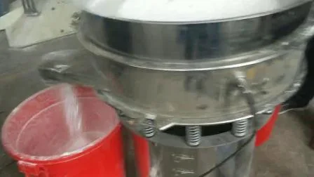 Tamiz vibratorio rotatorio del polvo de la máquina del tamiz del grano del separador de la coctelera del tamiz de los Ss 304 para la comida
