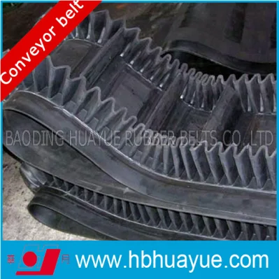 Calidad asegurada Huayue China Marca comercial conocida Banda transportadora de caucho de pared lateral Cc Ep Nn St